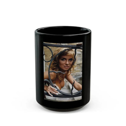Julie Ege #239 (Vintage Female Icon) Black Coffee Mug 15oz - Go Mug Yourself