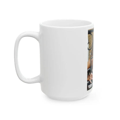 Julie Ege #239 (Vintage Female Icon) White Coffee Mug - Go Mug Yourself