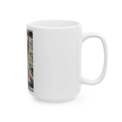 Julie Ege #239 (Vintage Female Icon) White Coffee Mug - Go Mug Yourself