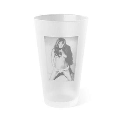 Julie Ege #240 (Vintage Female Icon) Frosted Pint Glass 16oz-16oz-Frosted-Go Mug Yourself