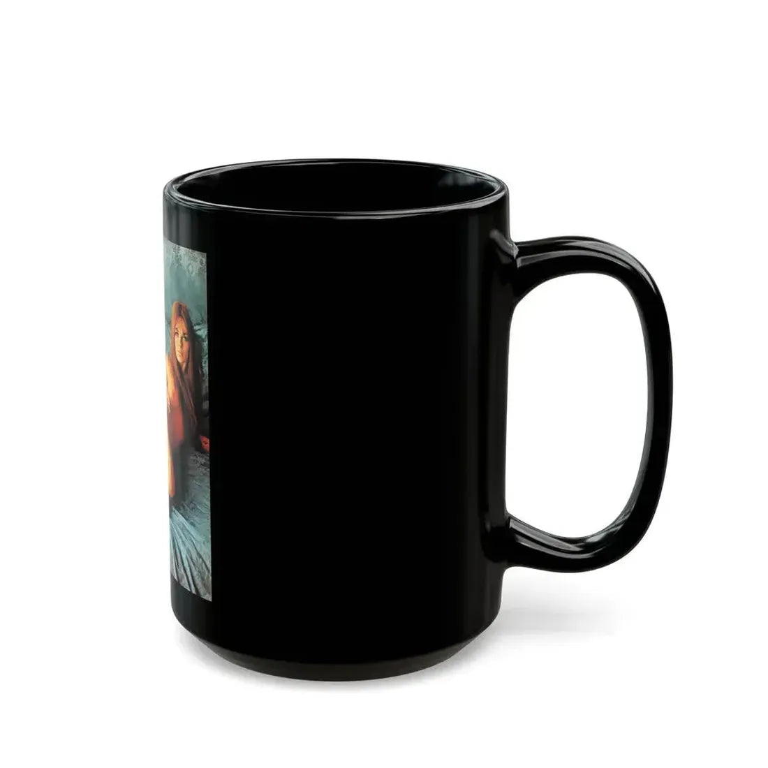 Julie Ege #245 (Vintage Female Icon) Black Coffee Mug - Go Mug Yourself