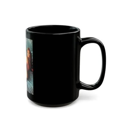 Julie Ege #245 (Vintage Female Icon) Black Coffee Mug - Go Mug Yourself
