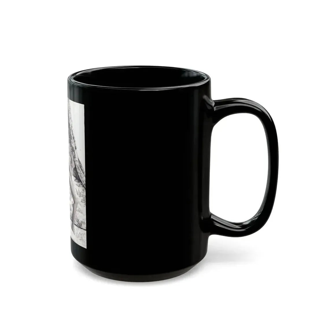Julie Ege #246 (Vintage Female Icon) Black Coffee Mug - Go Mug Yourself