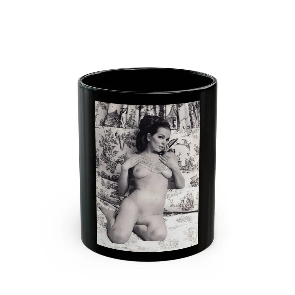 Julie Ege #247 (Vintage Female Icon) Black Coffee Mug 11oz - Go Mug Yourself