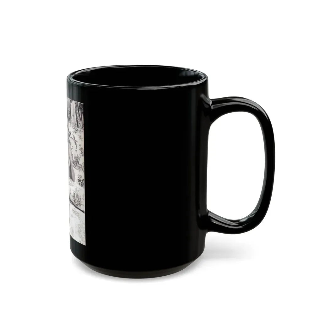 Julie Ege #247 (Vintage Female Icon) Black Coffee Mug - Go Mug Yourself