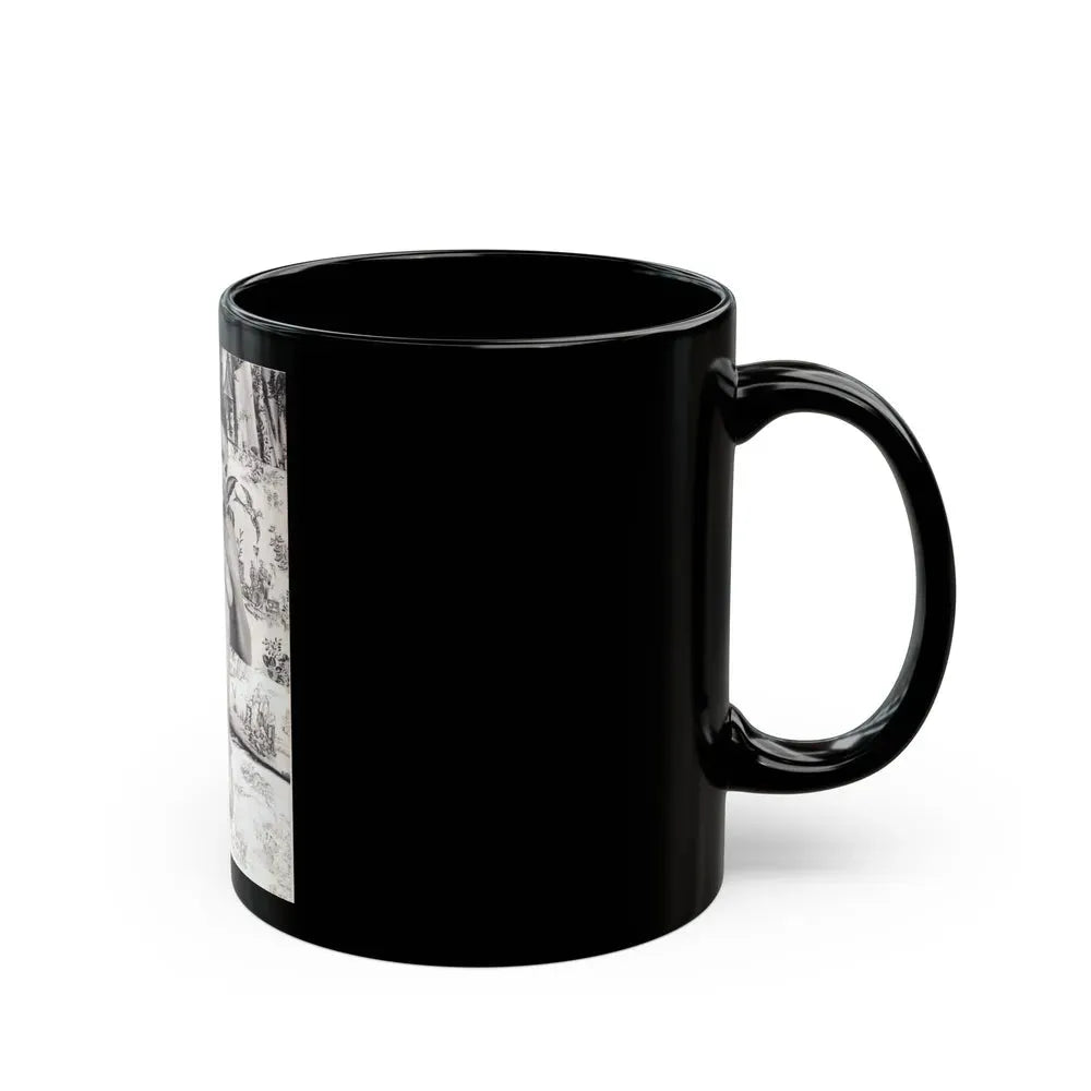 Julie Ege #247 (Vintage Female Icon) Black Coffee Mug - Go Mug Yourself