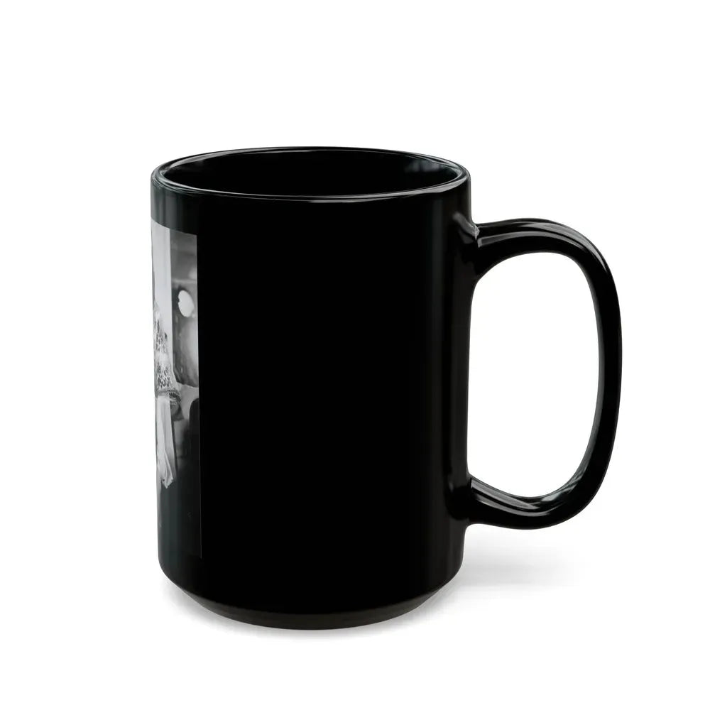 Julie Ege #251 (Vintage Female Icon) Black Coffee Mug - Go Mug Yourself