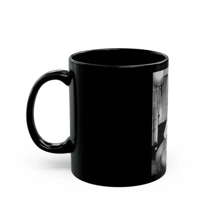 Julie Ege #251 (Vintage Female Icon) Black Coffee Mug - Go Mug Yourself