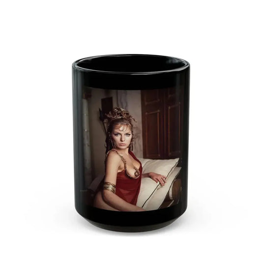 Julie Ege #253 (Vintage Female Icon) Black Coffee Mug 15oz - Go Mug Yourself