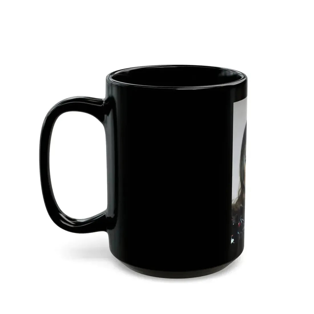Julie Ege #256 (Vintage Female Icon) Black Coffee Mug - Go Mug Yourself