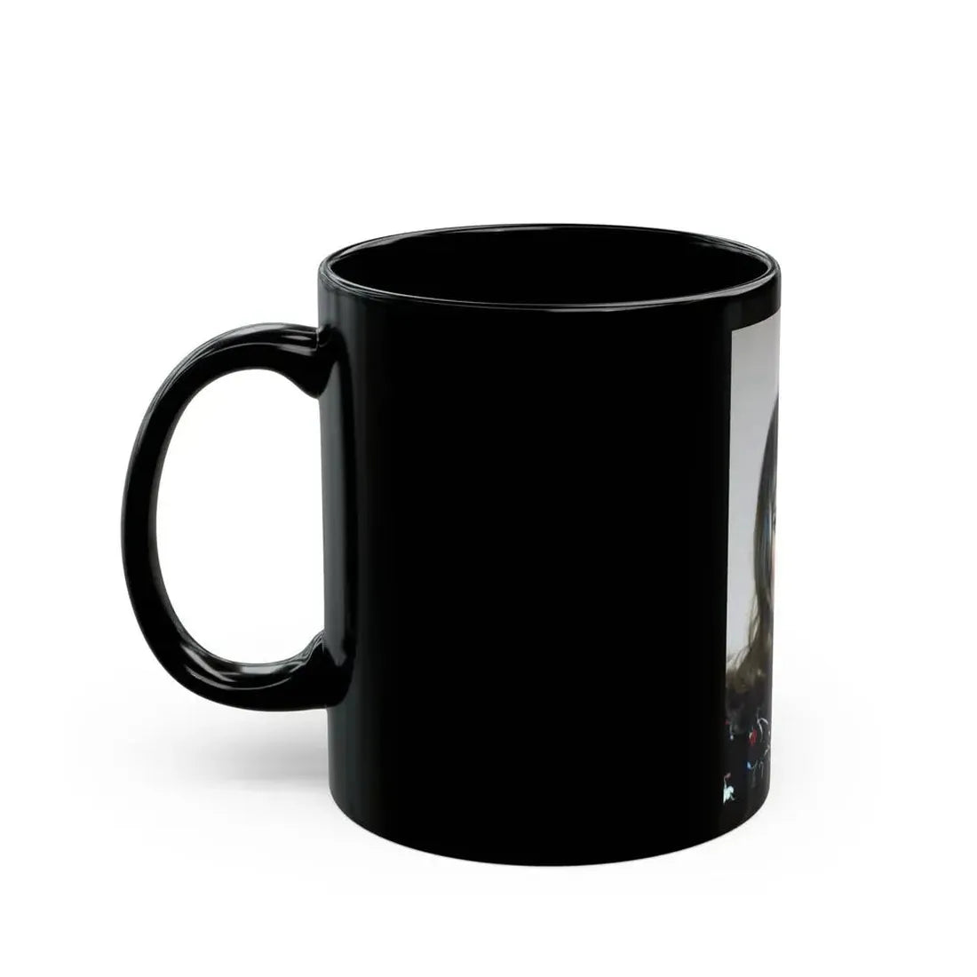 Julie Ege #256 (Vintage Female Icon) Black Coffee Mug - Go Mug Yourself