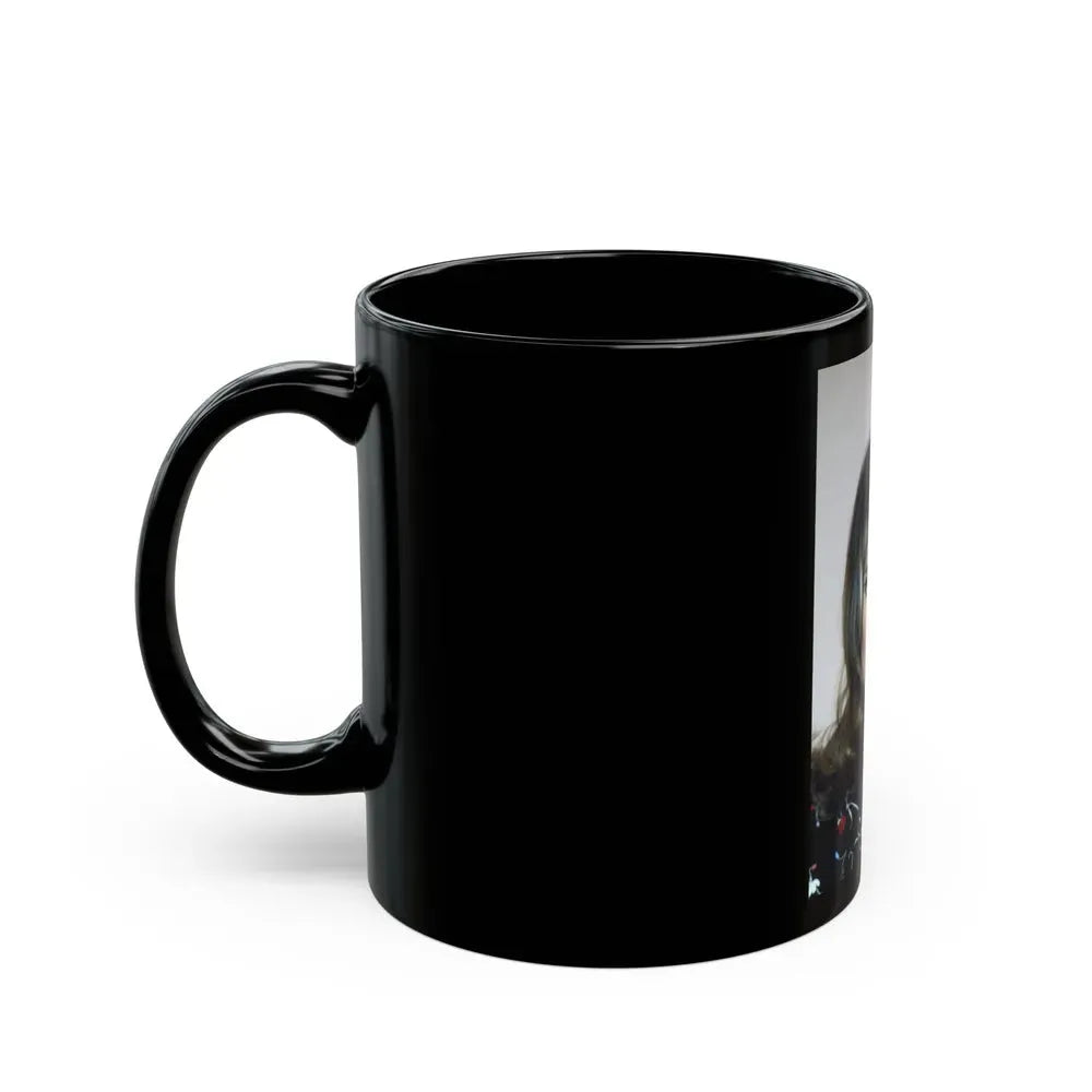 Julie Ege #256 (Vintage Female Icon) Black Coffee Mug - Go Mug Yourself