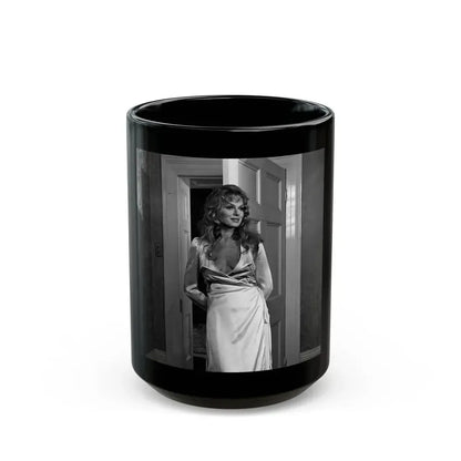 Julie Ege #257 (Vintage Female Icon) Black Coffee Mug 15oz - Go Mug Yourself