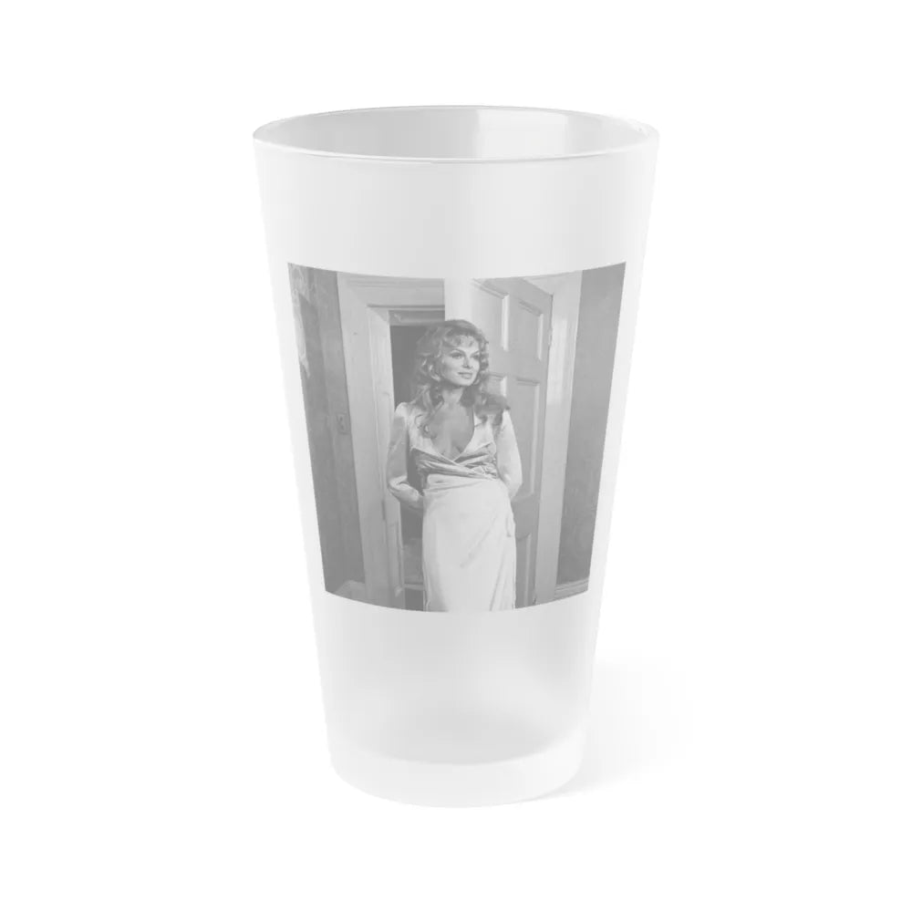 Julie Ege #257 (Vintage Female Icon) Frosted Pint Glass 16oz-16oz-Frosted-Go Mug Yourself