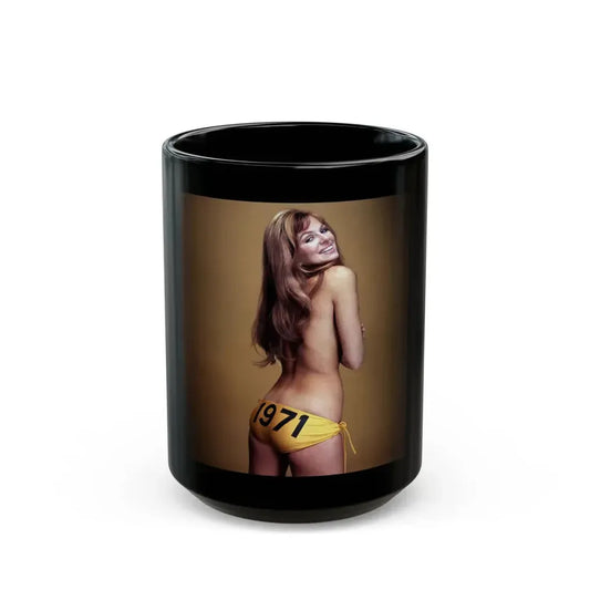 Julie Ege #258 (Vintage Female Icon) Black Coffee Mug 15oz - Go Mug Yourself