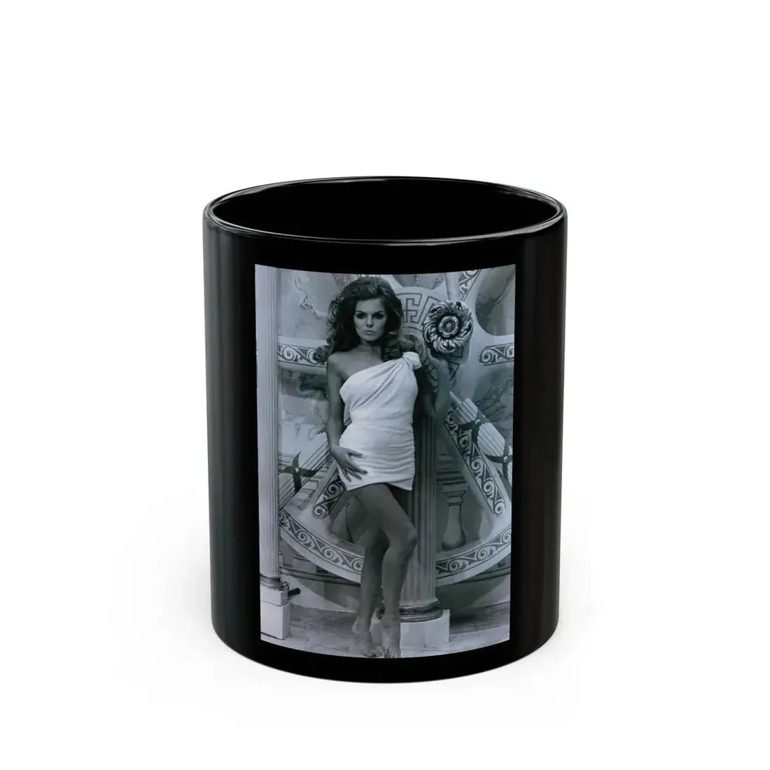 Julie Ege #259 (Vintage Female Icon) Black Coffee Mug 11oz - Go Mug Yourself