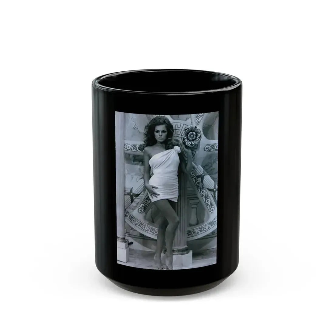 Julie Ege #259 (Vintage Female Icon) Black Coffee Mug 15oz - Go Mug Yourself