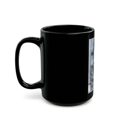 Julie Ege #259 (Vintage Female Icon) Black Coffee Mug - Go Mug Yourself