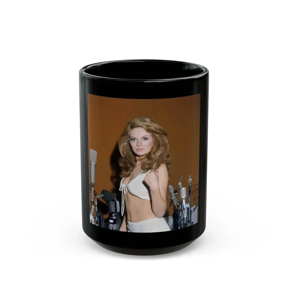 Julie Ege #260 (Vintage Female Icon) Black Coffee Mug 15oz - Go Mug Yourself