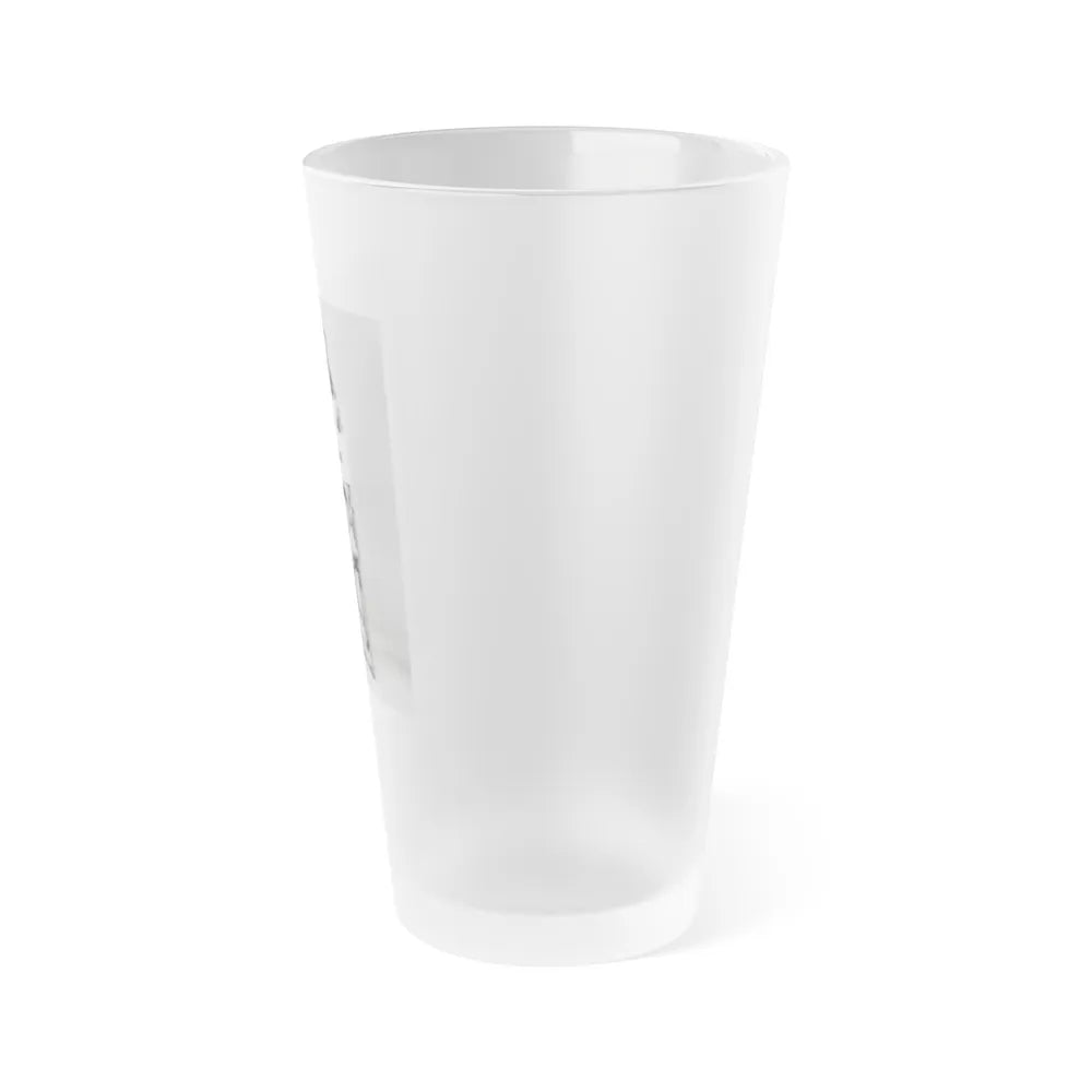 Julie Ege #269 - 8x10 B&W Full Body Semi Nude from 70's via a HQ (Vintage Female Icon) Frosted Pint Glass 16oz-Go Mug Yourself