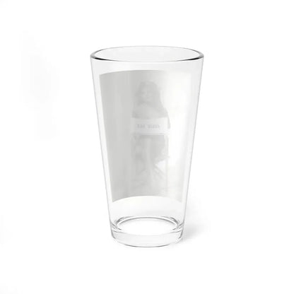 Julie Ege #270 - 8x10 B&W Full Body Semi Nude from 70's via a HQ LQ Re-Strike from (Vintage Female Icon) Pint Glass 16oz - Go Mug Yourself