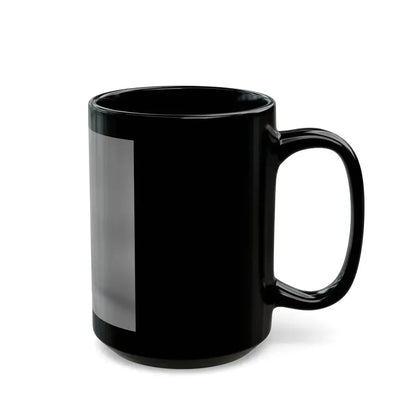 Julie Ege #271 - 8x10 B&W Semi Nude B&W Full Body Shot from 70's (Vintage Female Icon) Black Coffee Mug - Go Mug Yourself