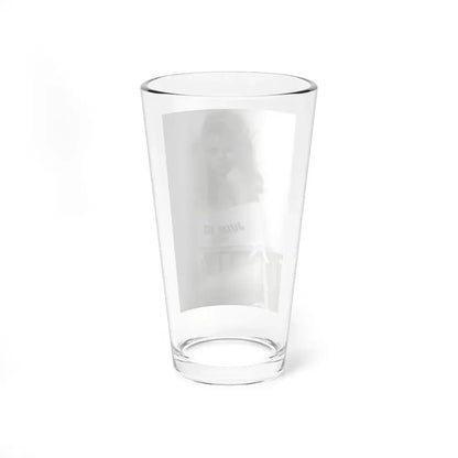 Julie Ege #272 - 7.5x12 B&W Full Body Semi Nude from 70's via a Good Quality Re-Strike (Vintage Female Icon) Pint Glass 16oz - Go Mug Yourself