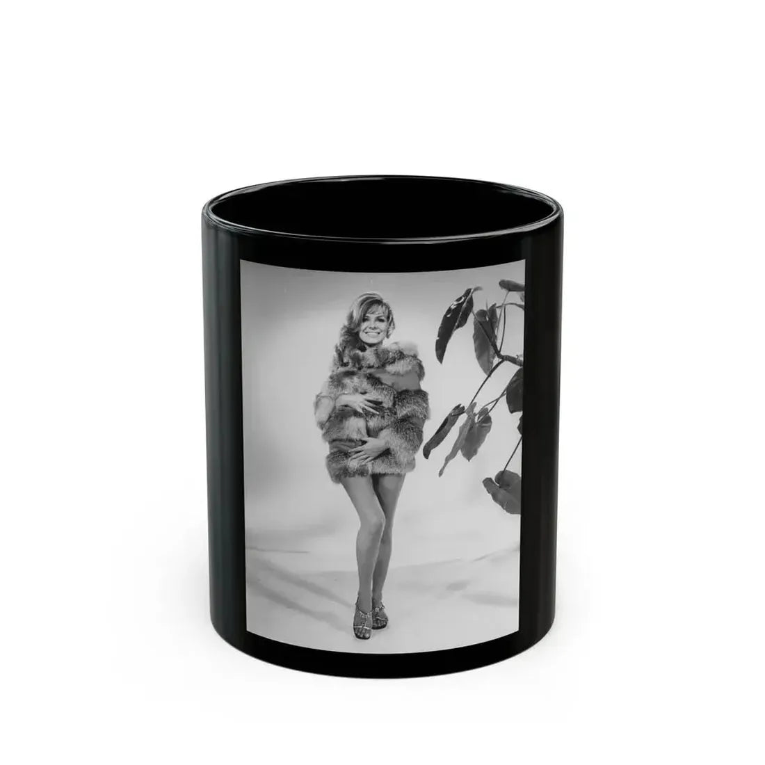 Julie Ege #274 (Vintage Female Icon) Black Coffee Mug 11oz - Go Mug Yourself