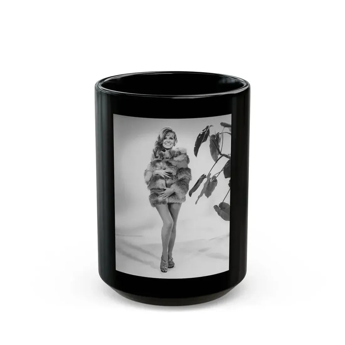 Julie Ege #274 (Vintage Female Icon) Black Coffee Mug 15oz - Go Mug Yourself