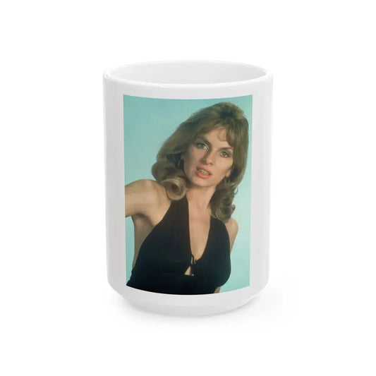 Julie Ege #90 (Vintage Female Icon) White Coffee Mug 15oz - Go Mug Yourself