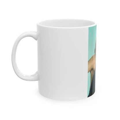 Julie Ege #90 (Vintage Female Icon) White Coffee Mug - Go Mug Yourself