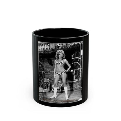 Julie Ege #91 (Vintage Female Icon) Black Coffee Mug 11oz - Go Mug Yourself