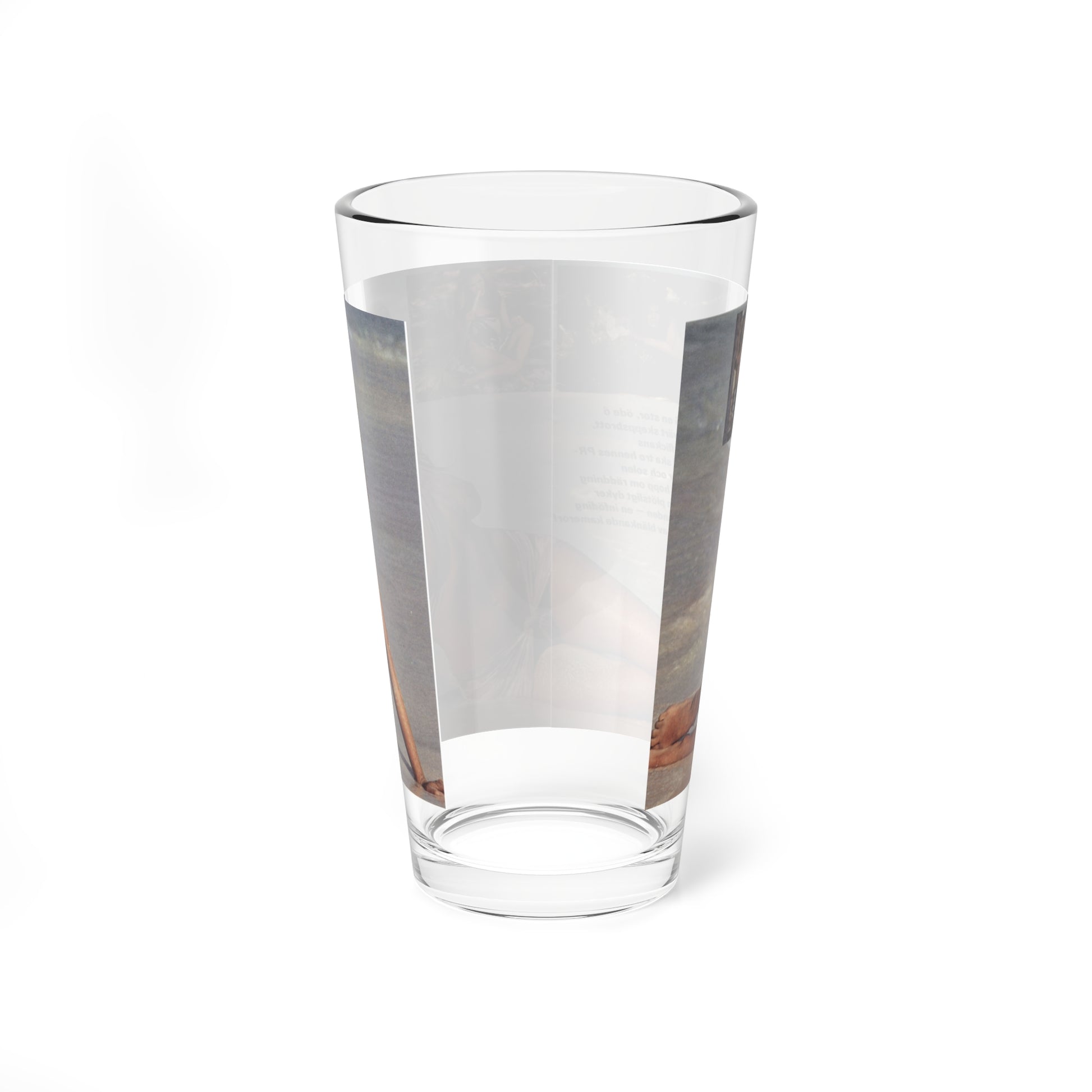 Julie Ege #94 - See through wet top 1 (Vintage Female Icon) Pint Glass 16oz-Go Mug Yourself