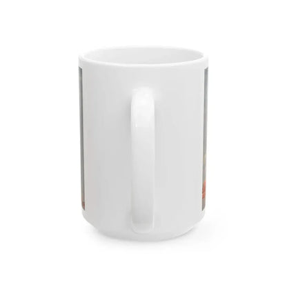 Julie Ege #94 - See through wet top (Vintage Female Icon) White Coffee Mug - Go Mug Yourself