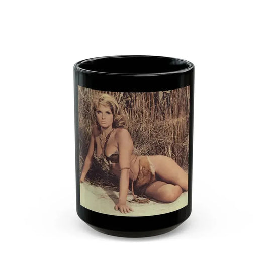 Julie Ege #99 (Vintage Female Icon) Black Coffee Mug 15oz - Go Mug Yourself