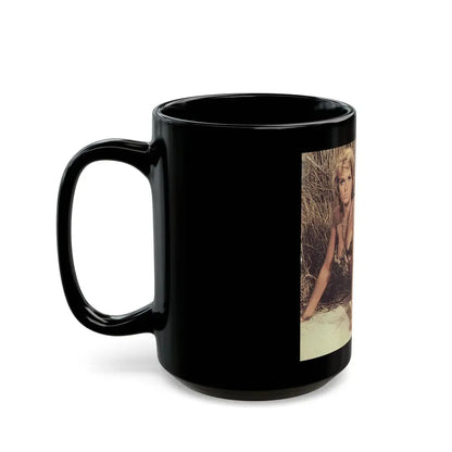 Julie Ege #99 (Vintage Female Icon) Black Coffee Mug - Go Mug Yourself