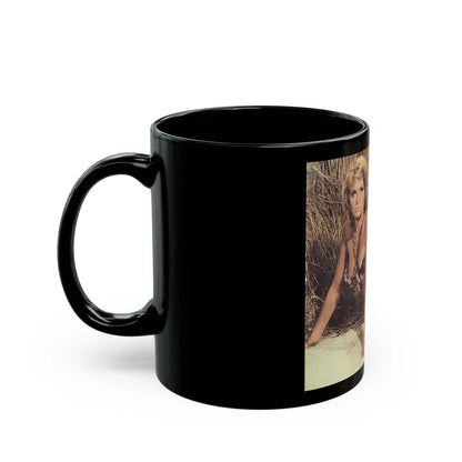 Julie Ege #99 (Vintage Female Icon) Black Coffee Mug - Go Mug Yourself