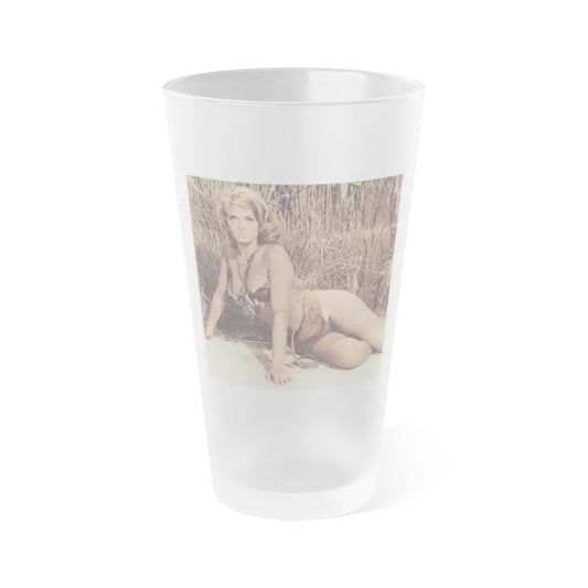 Julie Ege #99 (Vintage Female Icon) Frosted Pint Glass 16oz-16oz-Frosted-Go Mug Yourself