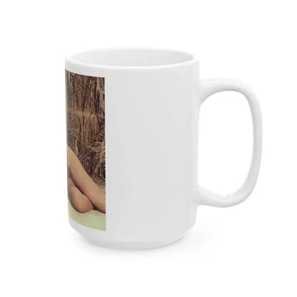 Julie Ege #99 (Vintage Female Icon) White Coffee Mug - Go Mug Yourself