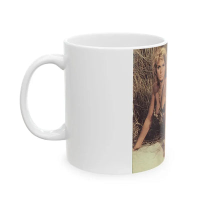 Julie Ege #99 (Vintage Female Icon) White Coffee Mug - Go Mug Yourself