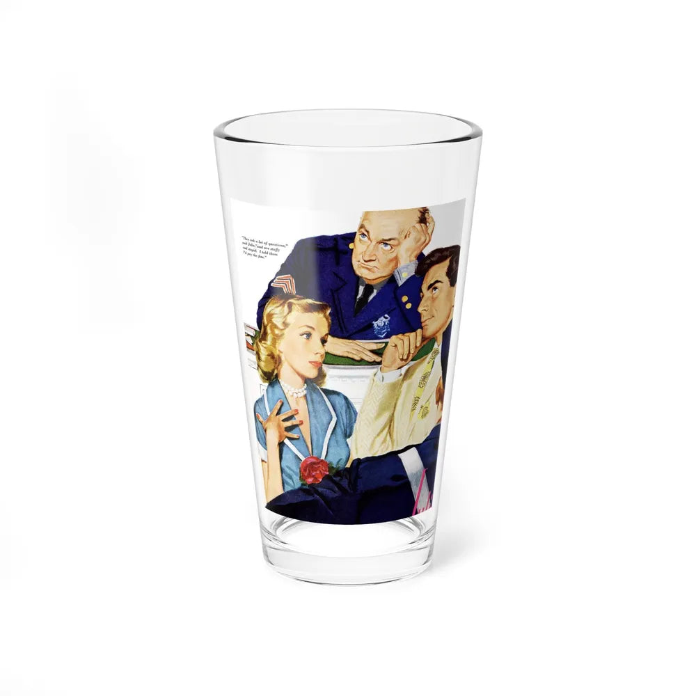 Julie Makes Up Her Mind, Redbook, October 1950 - Pint Glass 16oz-16oz-Go Mug Yourself