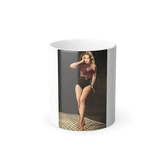 Julie Newmar #04 (Vintage Female Icon) Color Changing Coffee Mug 11oz - Go Mug Yourself