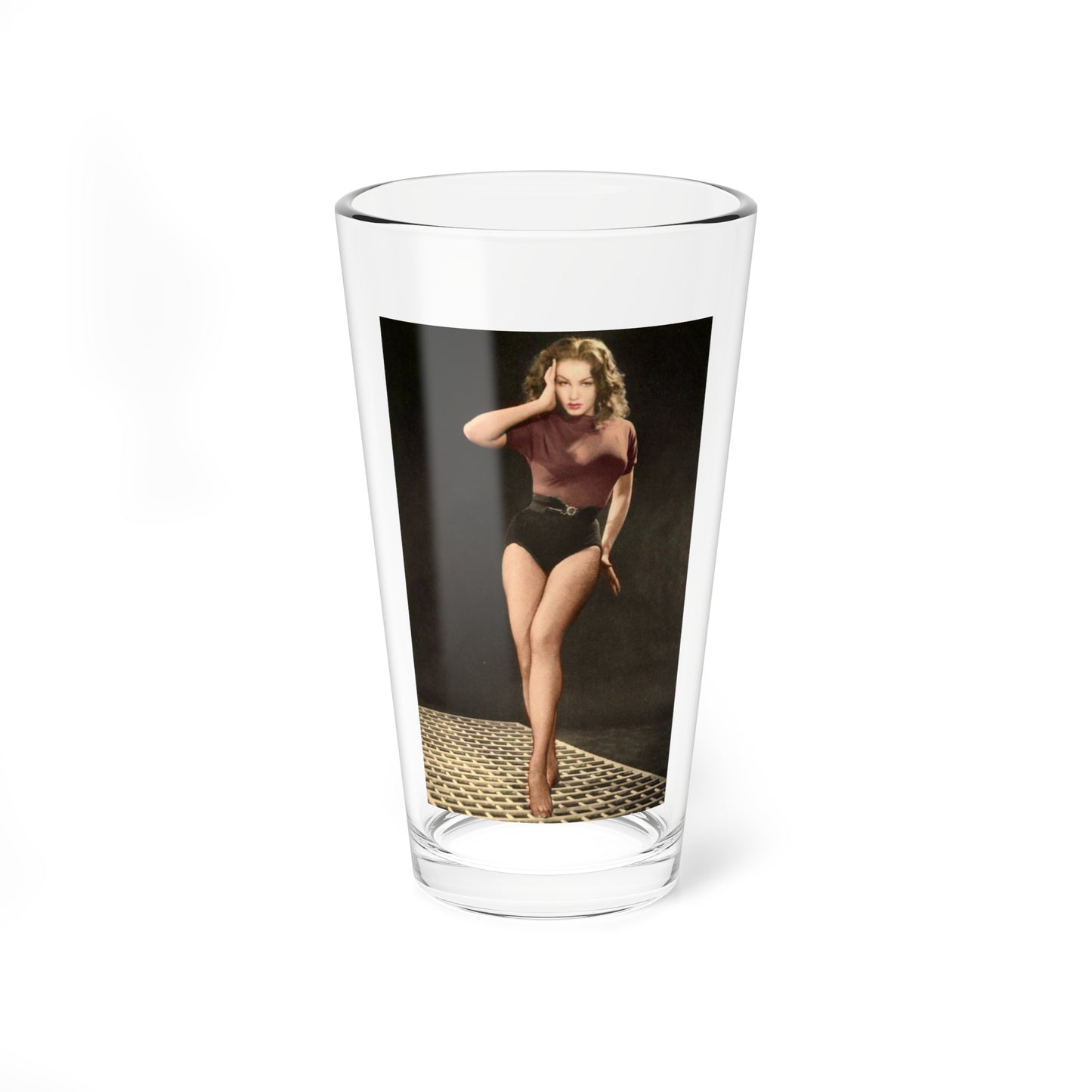 Julie Newmar #04 (Vintage Female Icon) Pint Glass 16oz-16oz-Go Mug Yourself