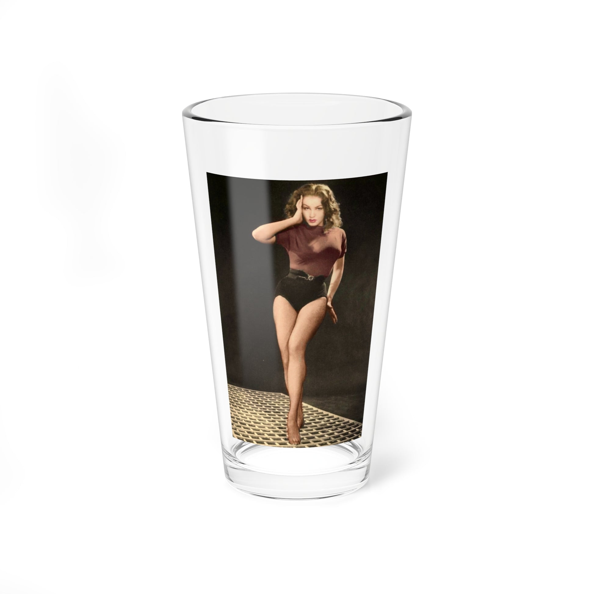 Julie Newmar #04 (Vintage Female Icon) Pint Glass 16oz-16oz-Go Mug Yourself