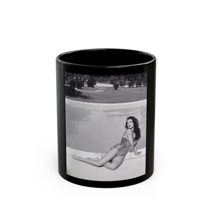 Julie Newmar #105 (Vintage Female Icon) Black Coffee Mug 11oz - Go Mug Yourself