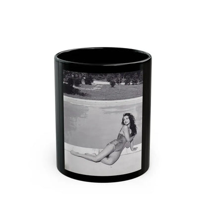 Julie Newmar #105 (Vintage Female Icon) Black Coffee Mug 11oz - Go Mug Yourself