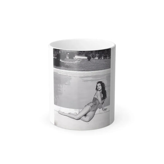Julie Newmar #105 (Vintage Female Icon) Color Changing Coffee Mug 11oz - Go Mug Yourself