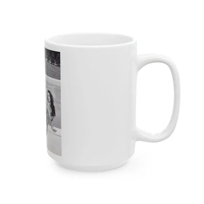 Julie Newmar #105 (Vintage Female Icon) White Coffee Mug - Go Mug Yourself