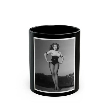 Julie Newmar #12 (Vintage Female Icon) Black Coffee Mug 11oz - Go Mug Yourself