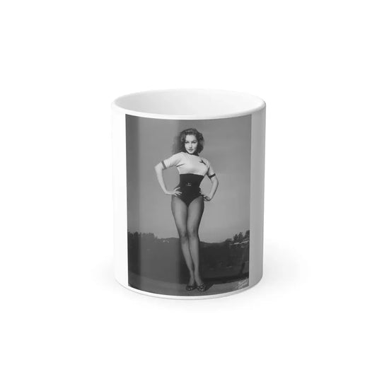 Julie Newmar #12 (Vintage Female Icon) Color Changing Coffee Mug 11oz - Go Mug Yourself